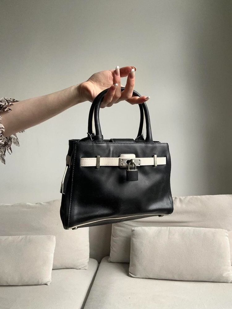 Immagine di Black Mini Handbag with Padlock 7